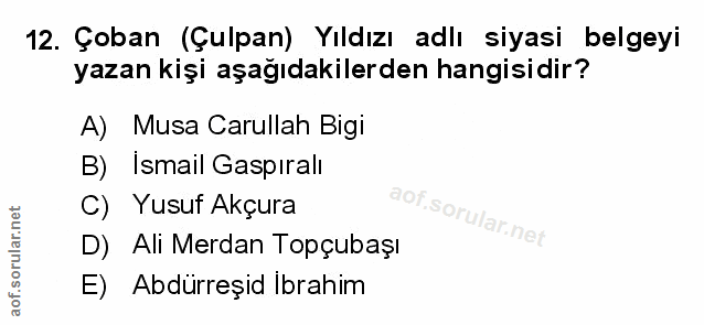 Soru 12