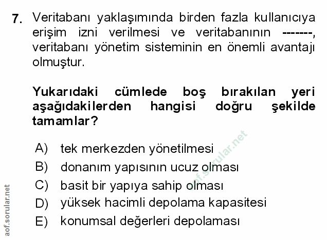 Soru 7
