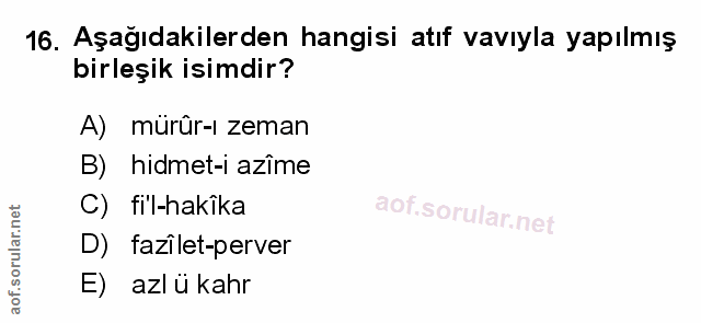 Soru 16