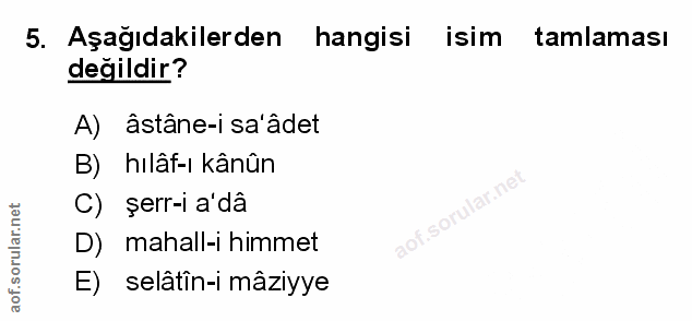 Soru 5