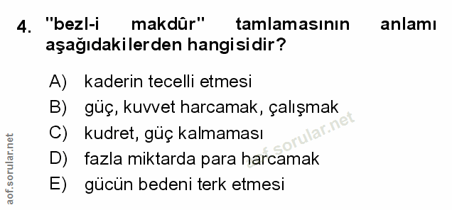 Soru 4