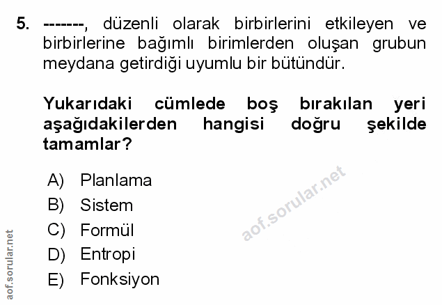 Soru 5