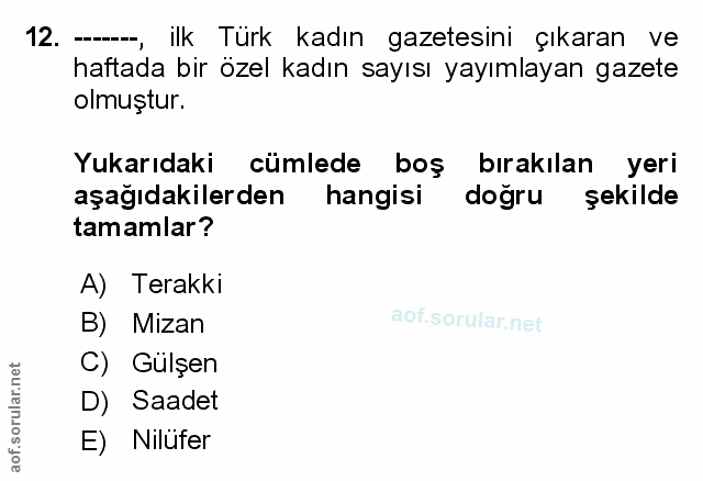 Soru 12