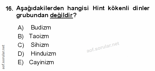 Soru 16
