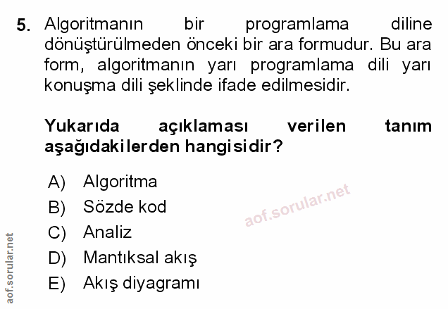 Soru 5