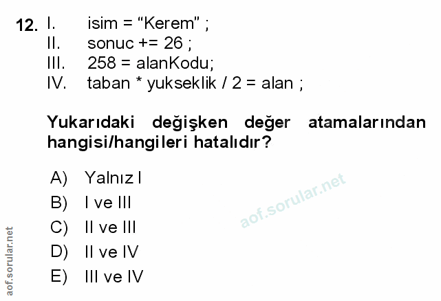 Soru 12