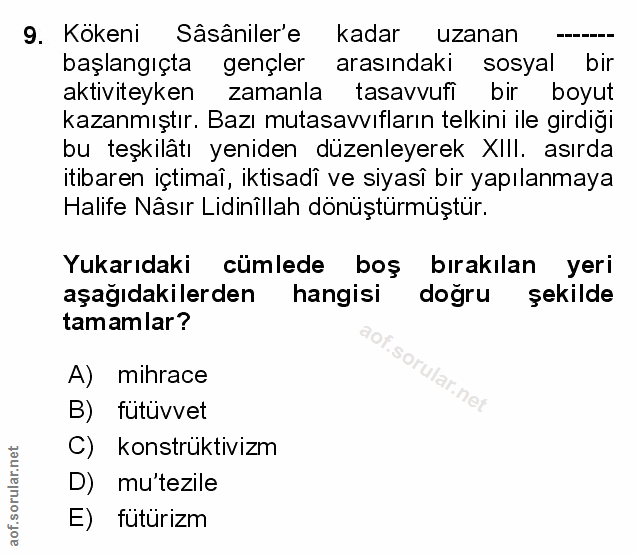 Soru 9