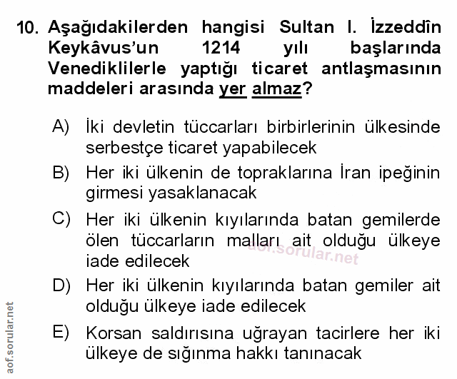 Soru 10