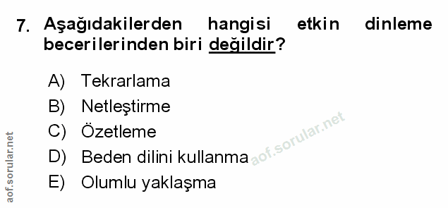 Soru 7