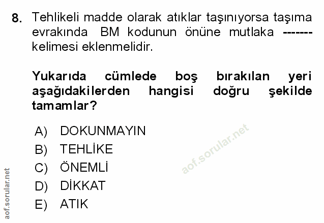 Soru 8