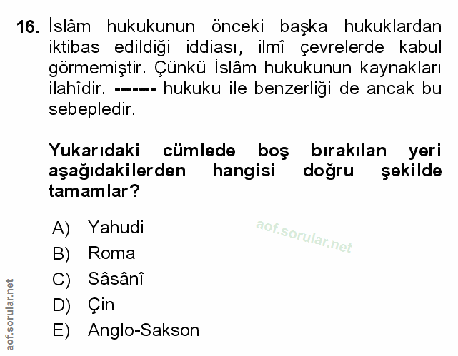 Soru 16