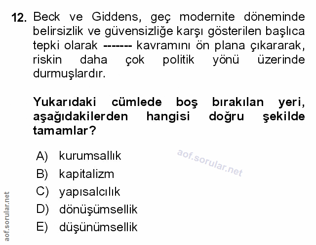 Soru 12