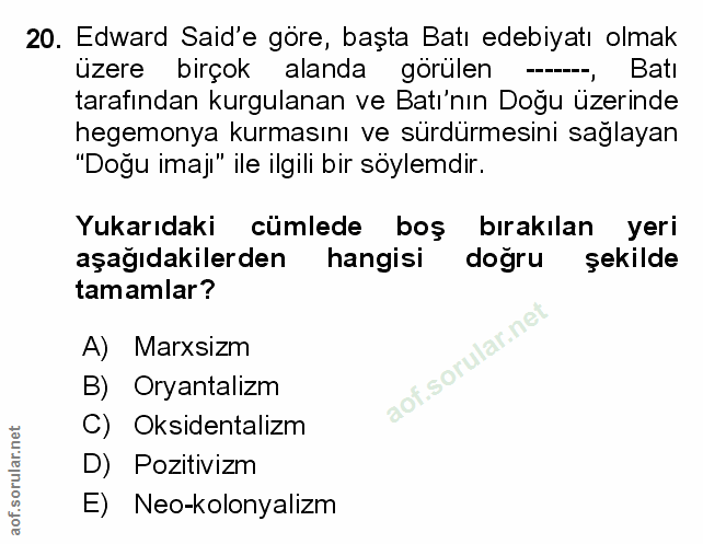 Soru 20