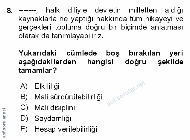 Soru 8