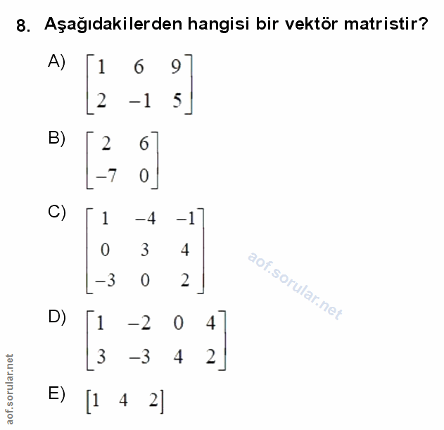 Soru 8