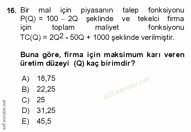 Soru 16
