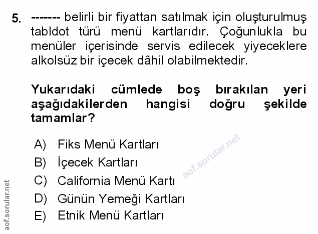 Soru 5