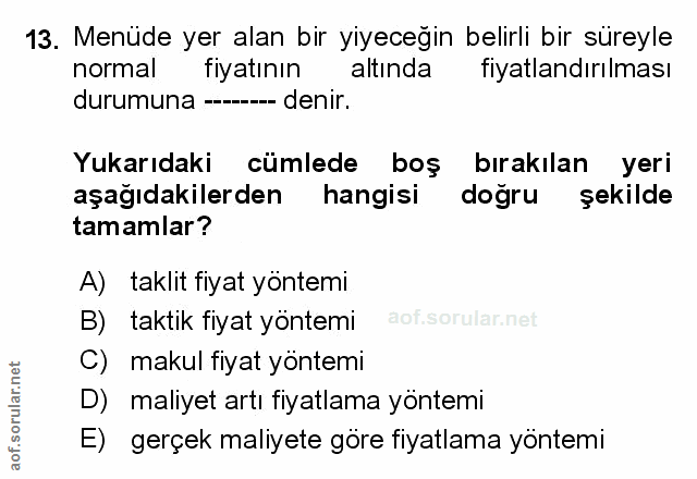 Soru 13
