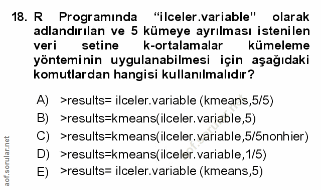 Soru 18