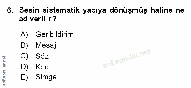 Soru 6