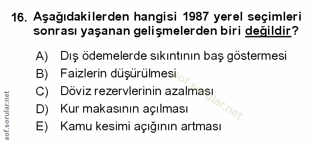 Soru 16