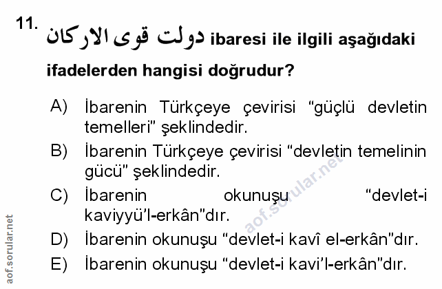 Soru 11