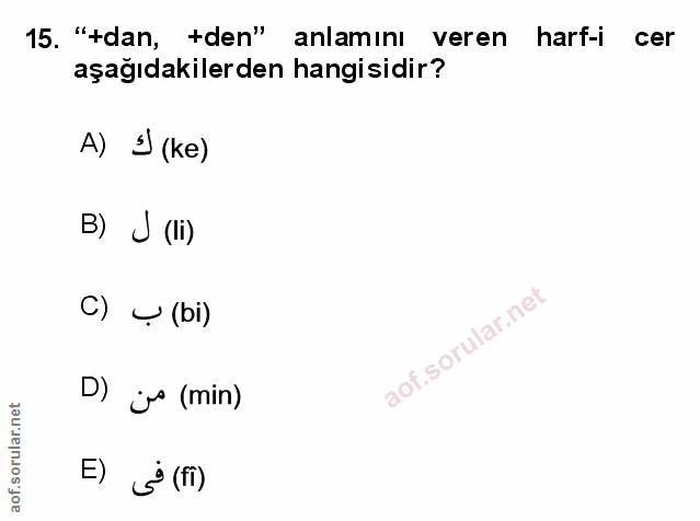Soru 15