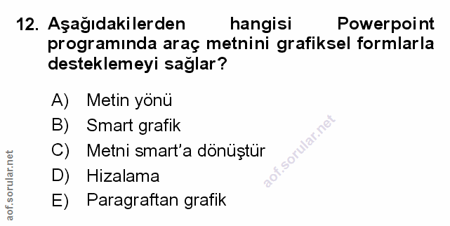 Soru 12