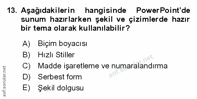 Soru 13