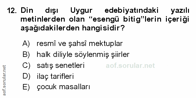 Soru 12