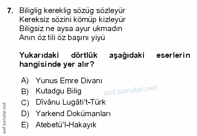 Soru 7