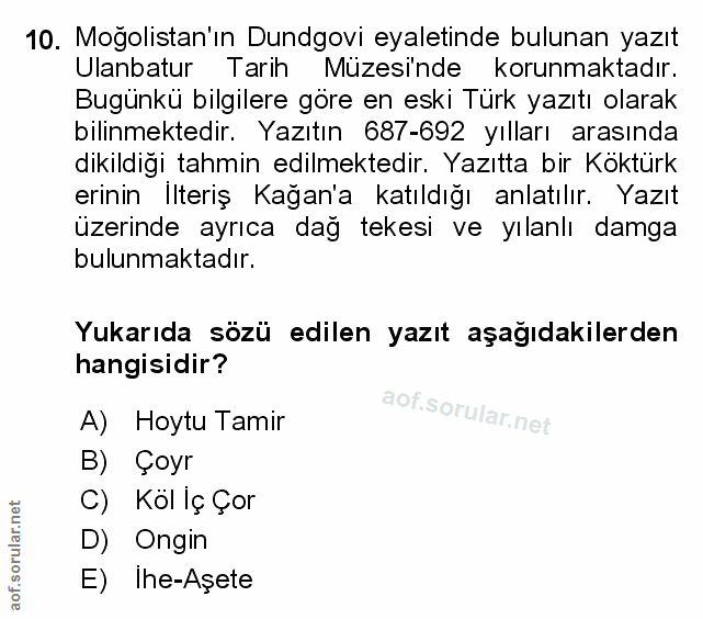 Soru 10
