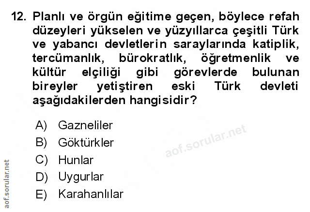 Soru 12