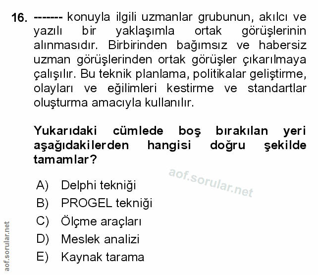 Soru 16