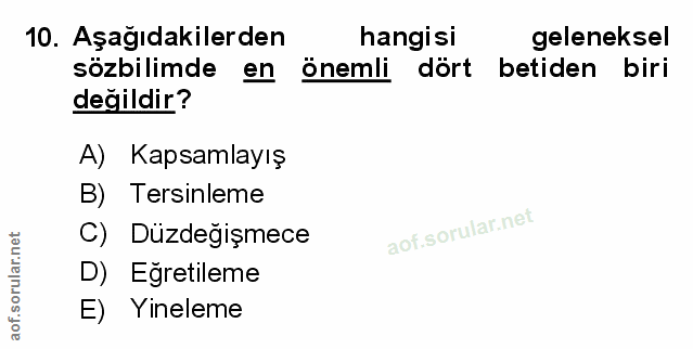 Soru 10