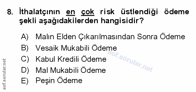 Soru 8
