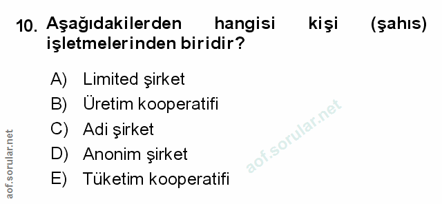 Soru 10