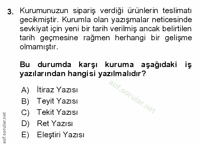 Soru 3