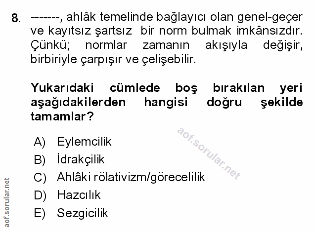Soru 8