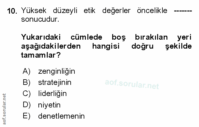 Soru 10