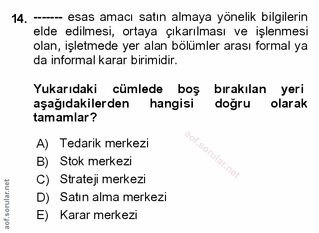 Soru 14