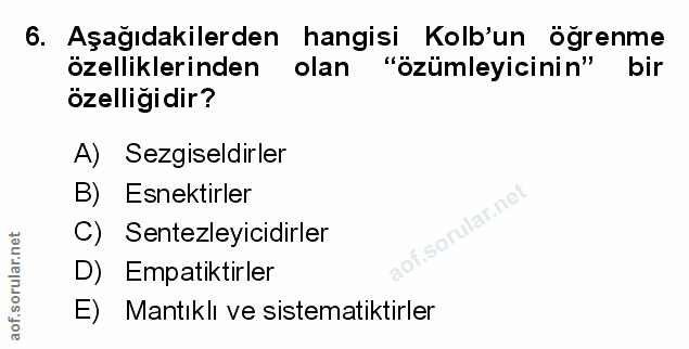 Soru 6