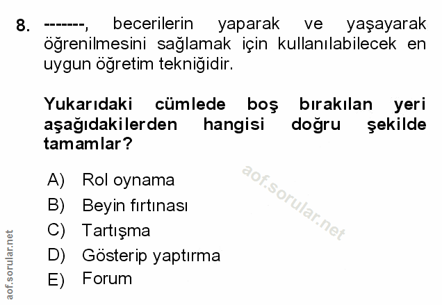 Soru 8