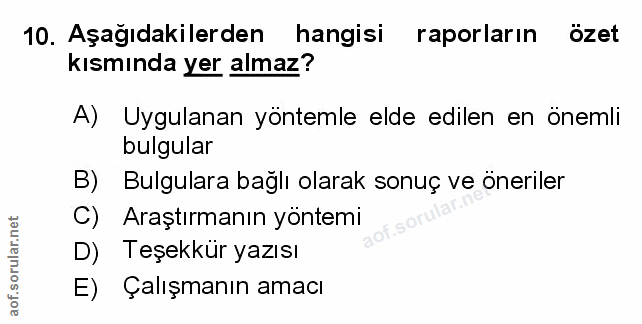 Soru 10
