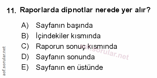 Soru 11