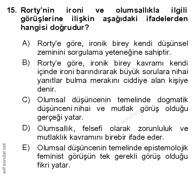 Soru 15
