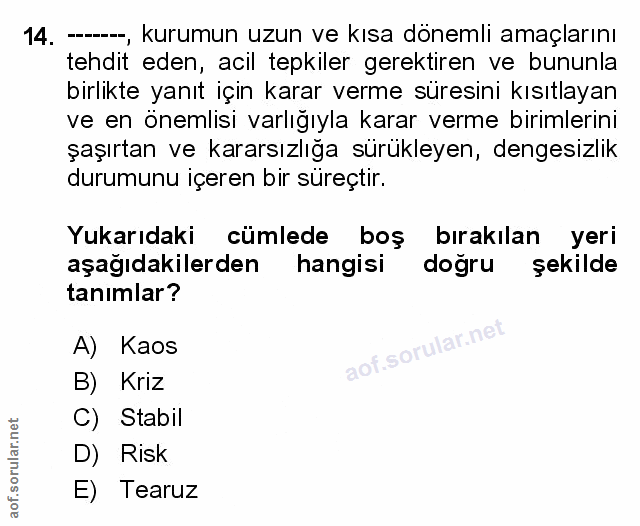 Soru 14