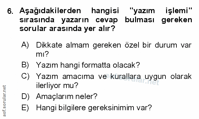 Soru 6