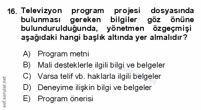 Soru 16
