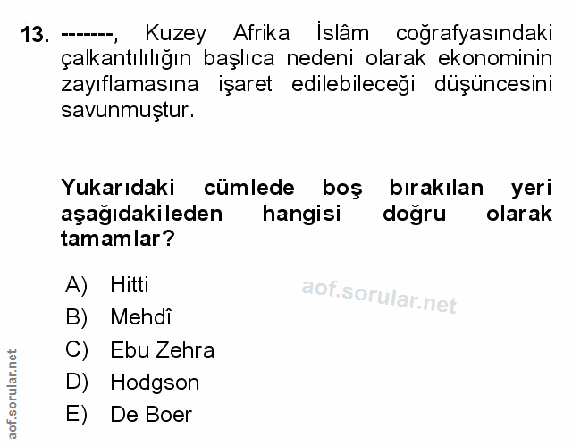Soru 13